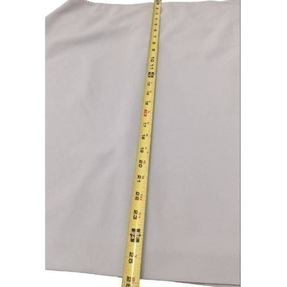 St‎ John Skirt Size 16 Light Grey Pencil Skirt Knee Length Zipper Made in USA - Picture 4 of 9